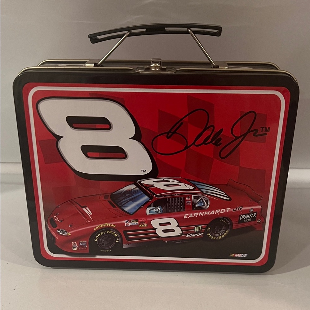 Red Dale Jr. Racing metal box/lunchbox